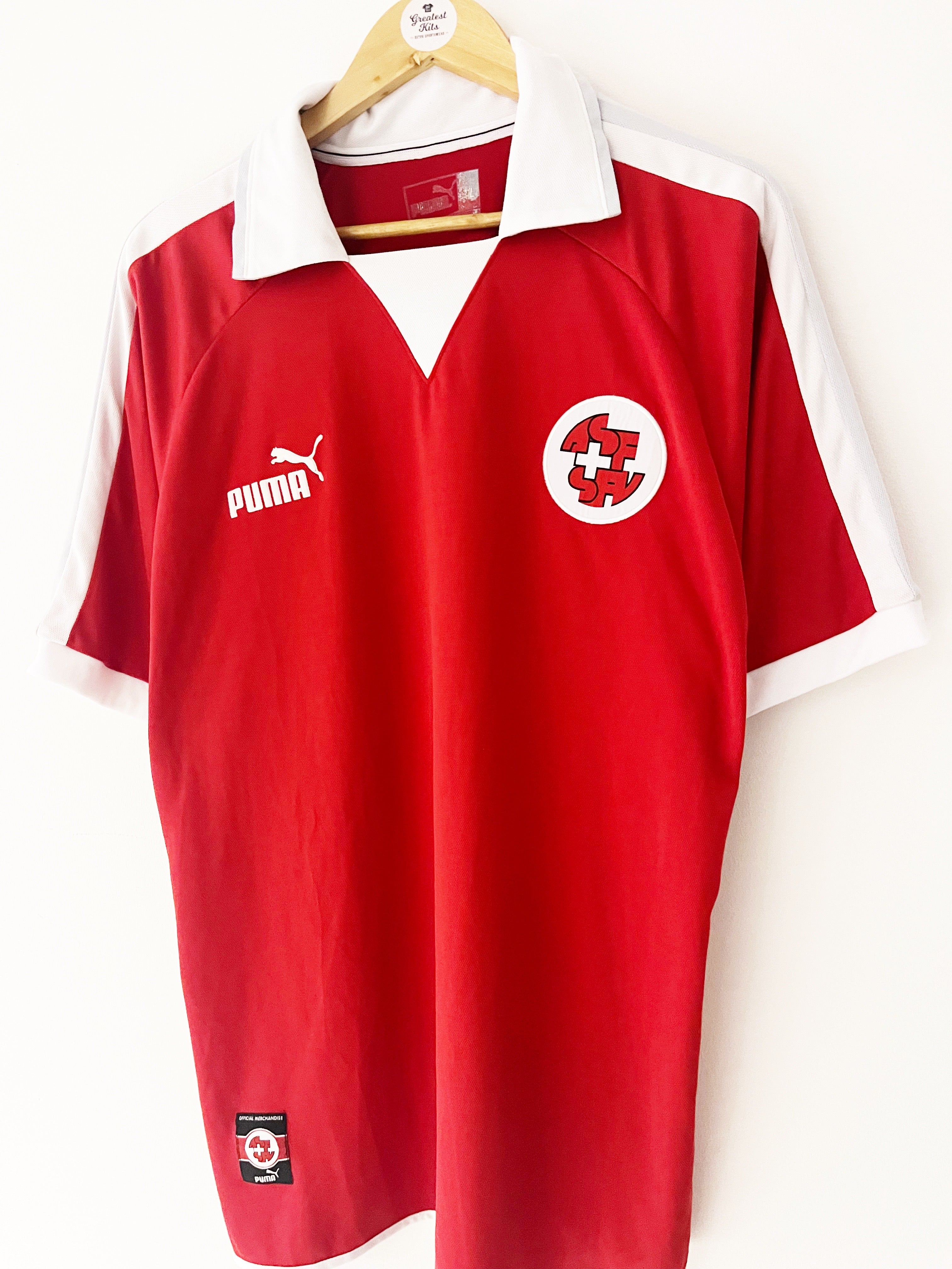 2002/04 Switzerland Home Shirt (XL) 9/10
