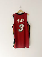 2006-10 Miami Heat Adidas Alternate Jersey Wade #3 (L) 8/10