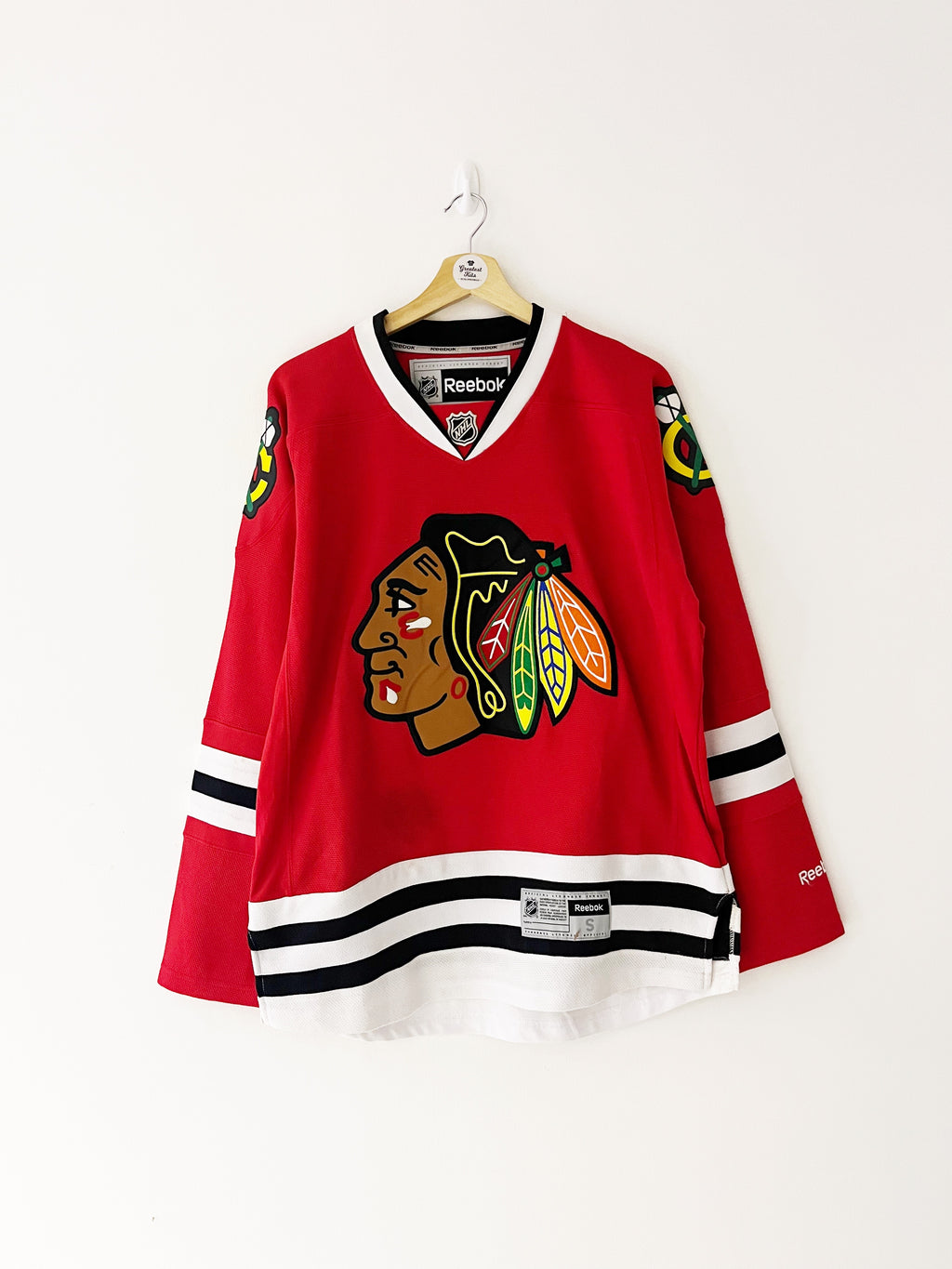 2007/11 Chicago Blackhawks Reebok Away Jersey (S) 8.5/10