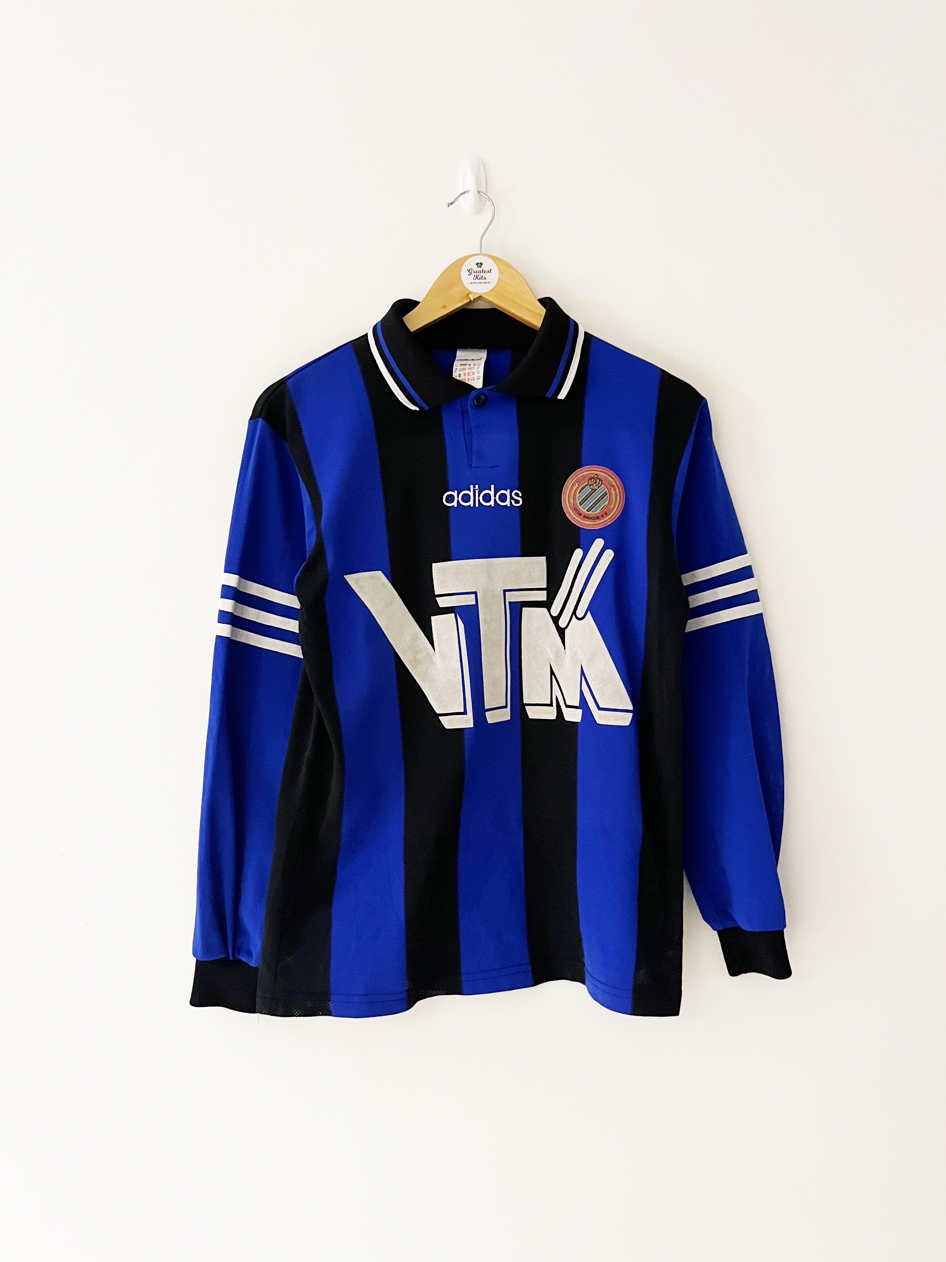 1995/96 Club Brugge Home L/S Shirt (Y/XS) 8/10