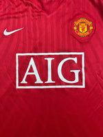 2007/09 Manchester United Home Shirt (XL) 7/10