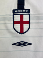 2003/05 England Home L/S Shirt (XL) 8/10