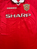 1997/00 Manchester United CL Home Shirt (L) 7.5/10