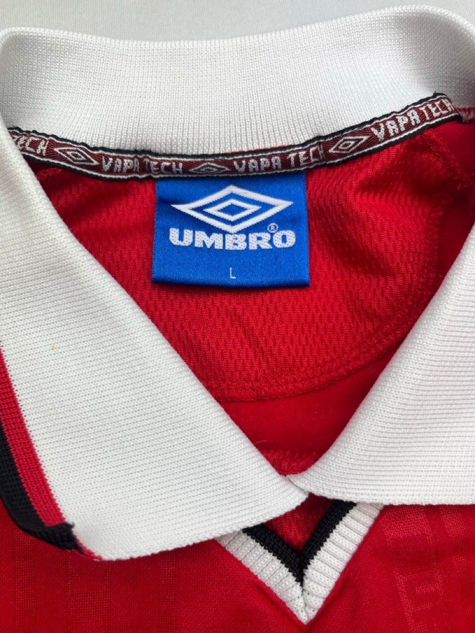 1997/00 Manchester United CL Home Shirt (L) 7.5/10