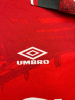 1994/96 Manchester United Home Shirt (M) 9/10