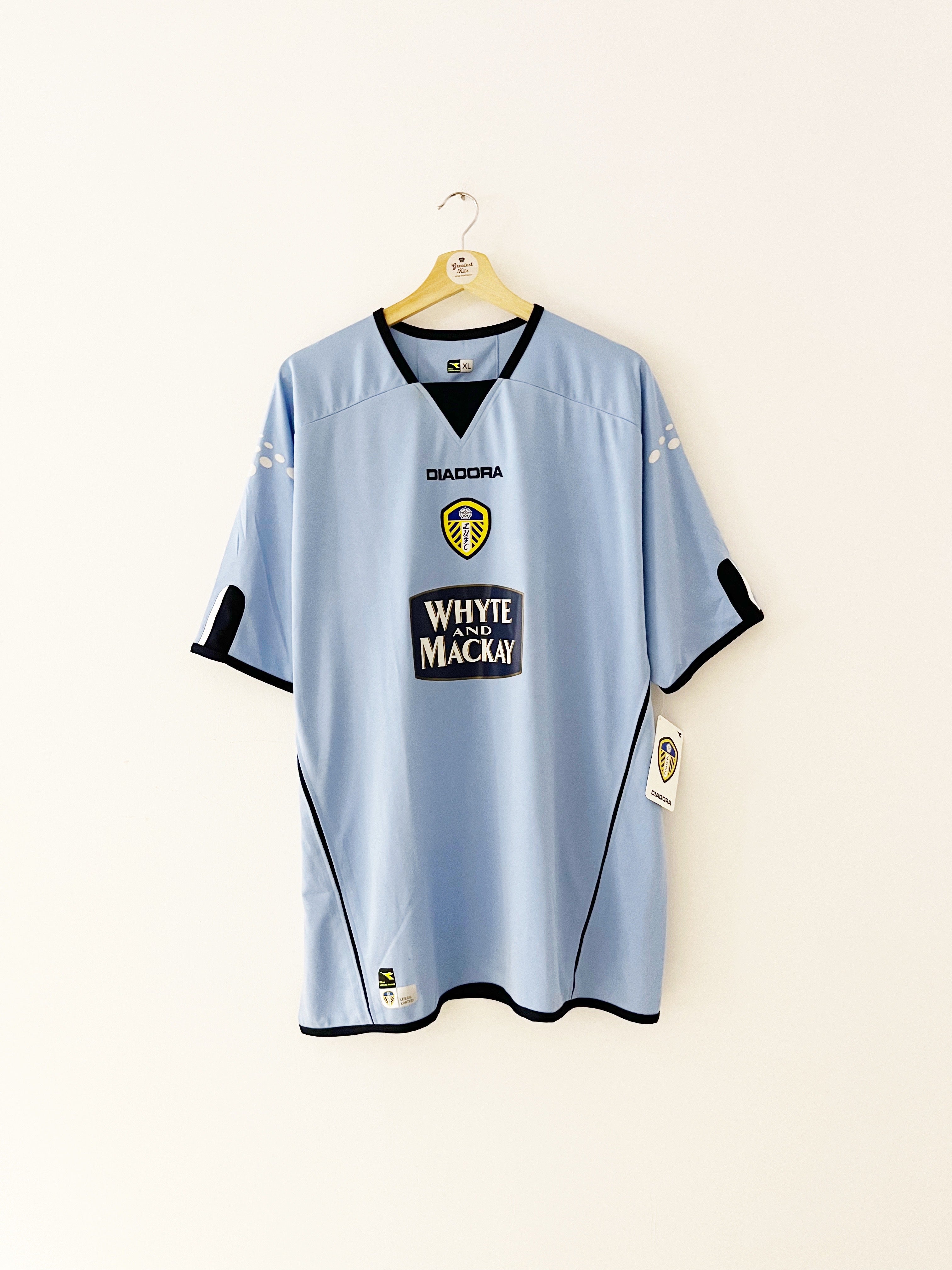 Camiseta de visitante del Leeds United 2004/05 (XL) BNWT 