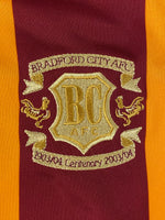 2003/04 Bradford City Home Centenary L/S Shirt (L) 8/10