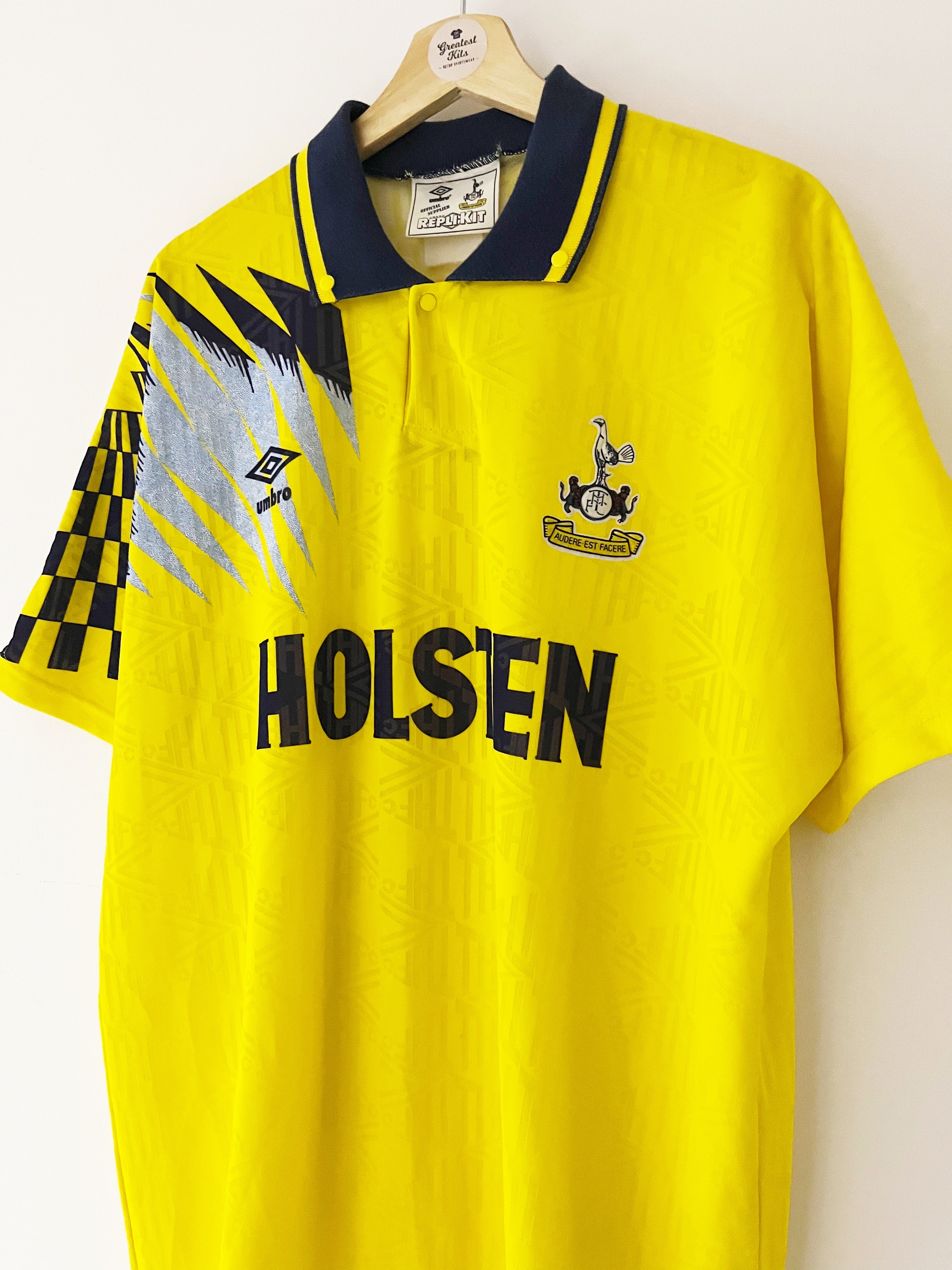 1991/95 Tottenham Hotspur Away Shirt (XL) 6.5/10