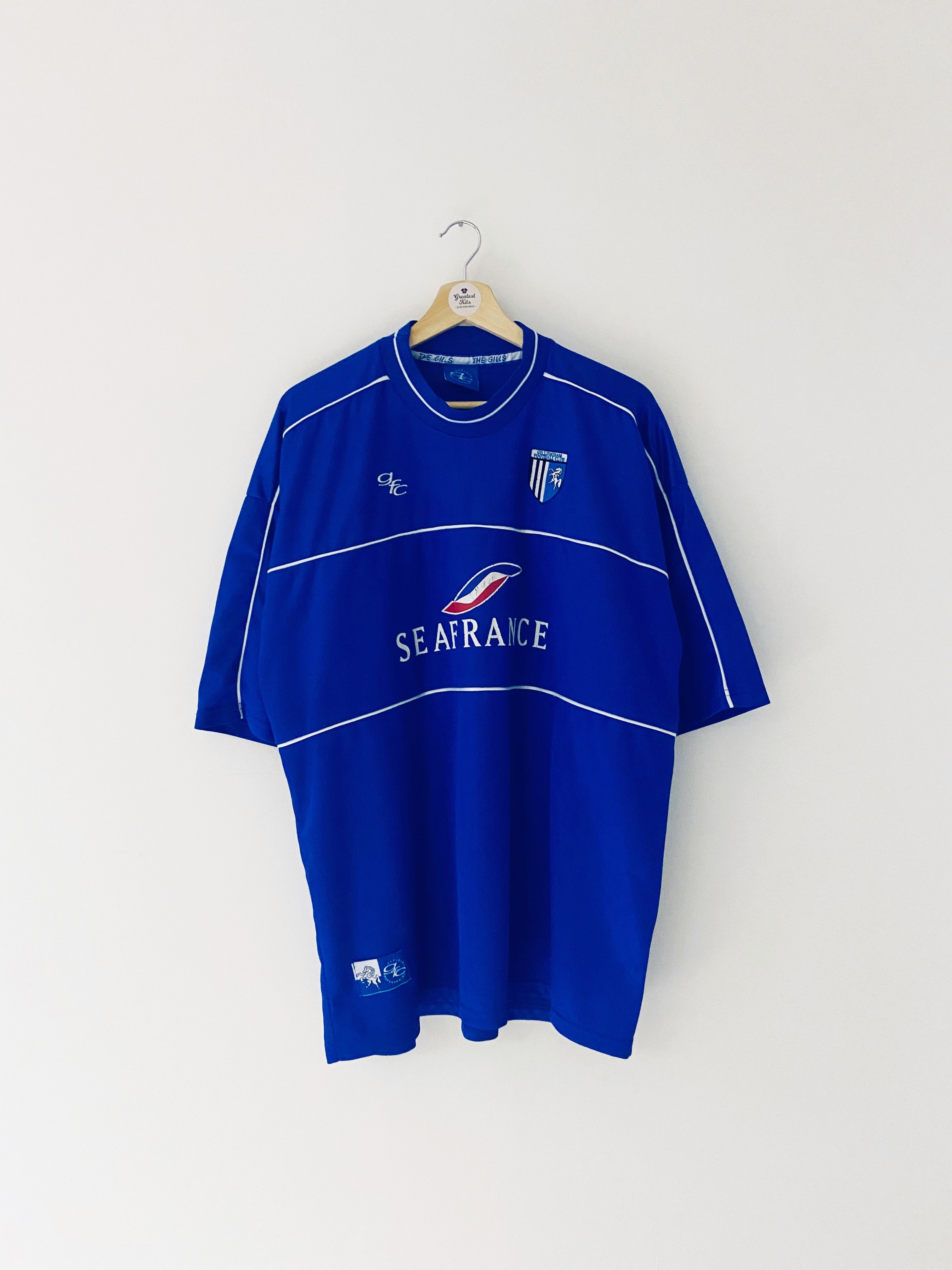 2001/02 Gillingham Home Shirt (XL) 7/10